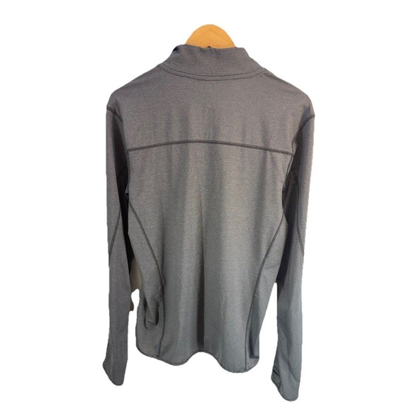 Aeropostale A87 Jacket Men's Medium Grey Half Zip Sweater Athletic Run Gym - Picture 2 of 8